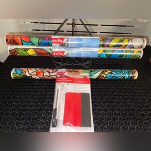 d-c-fix‎ Self-Adhesive Privacy Glass Window Film- Tulia 3 New Rolls